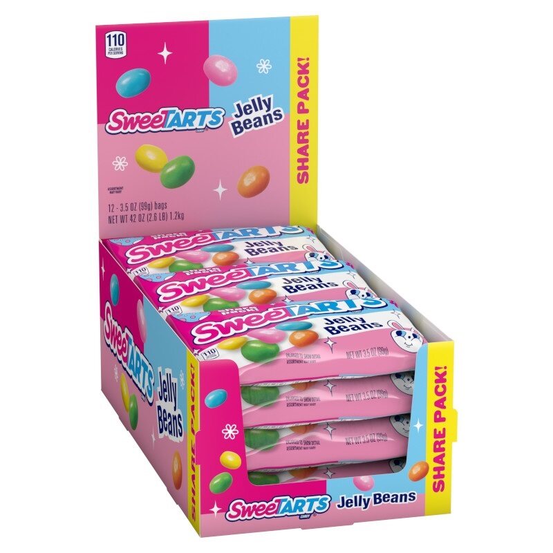 SweeTarts Easter Jelly Beans, 3.5oz, 12ct