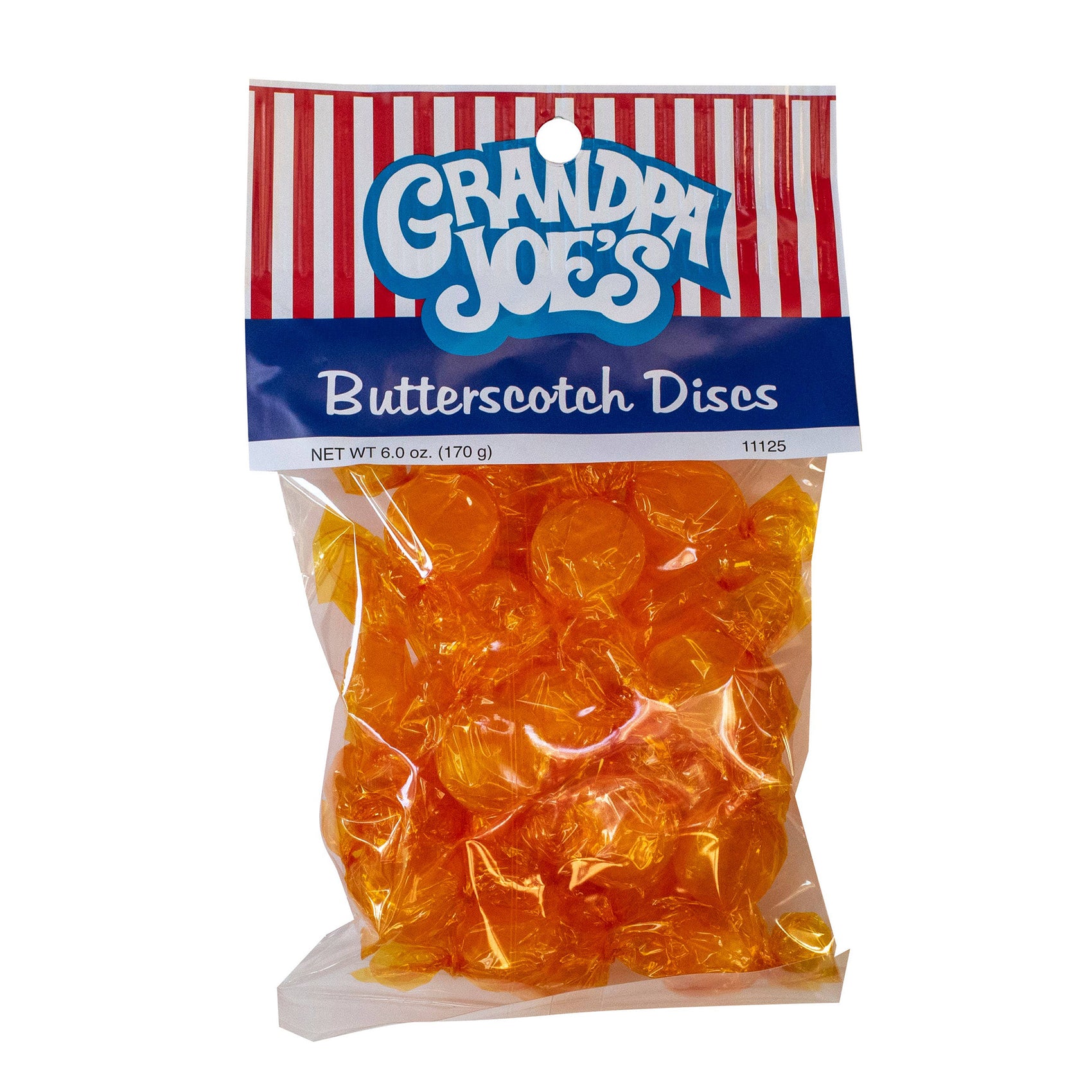Grandpa Joe's Peg Bags, Butterscotch, 6oz, 12 Ct Case