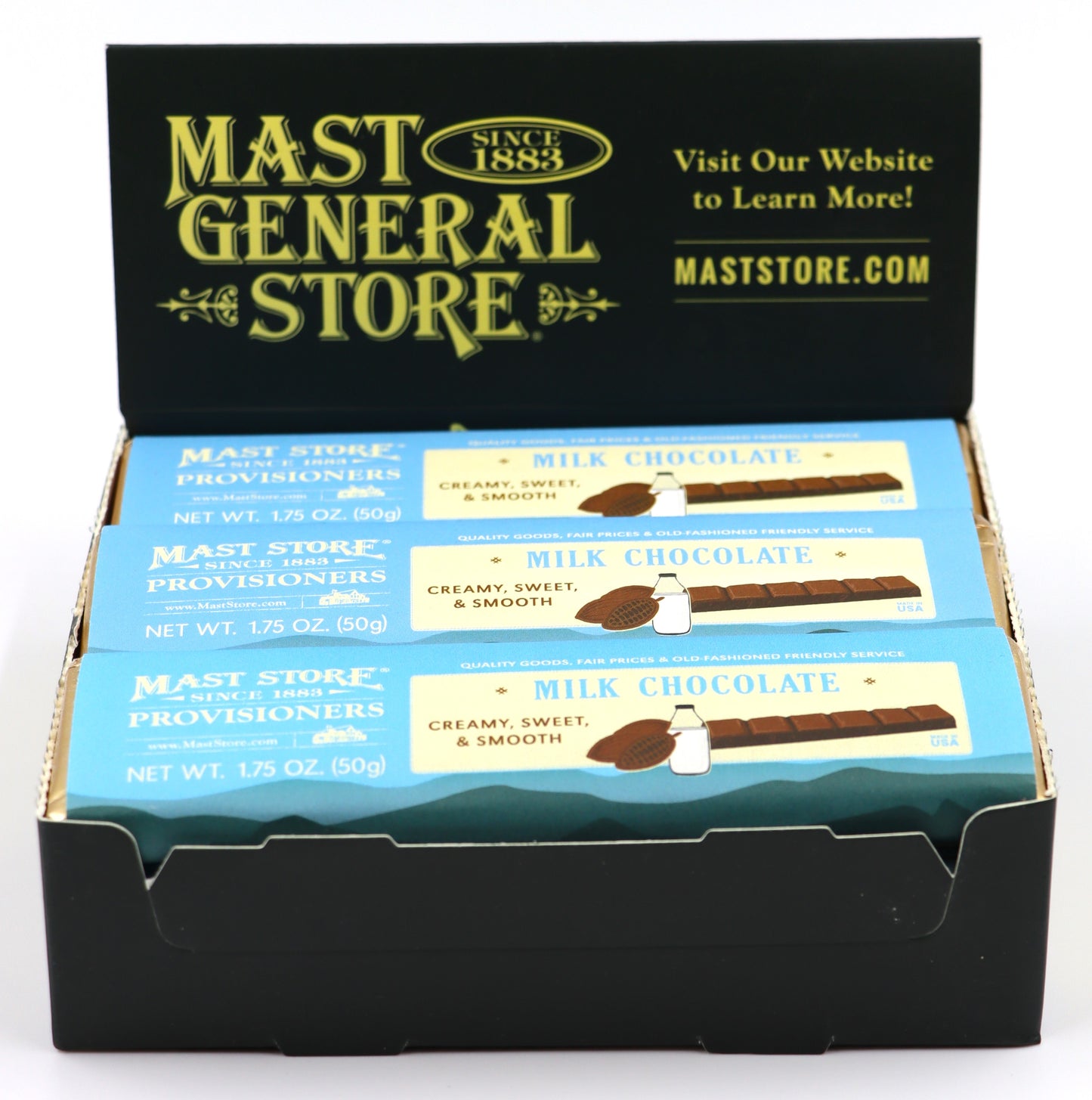 Mast General Chocolate Bar - Milk, 12ct