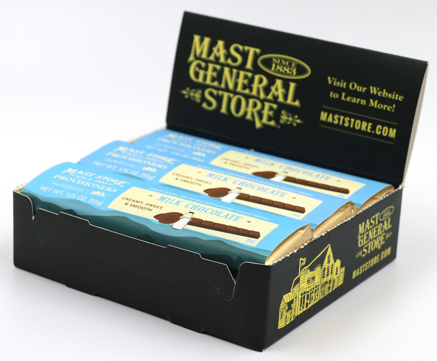 Mast General Chocolate Bar - Milk, 12ct