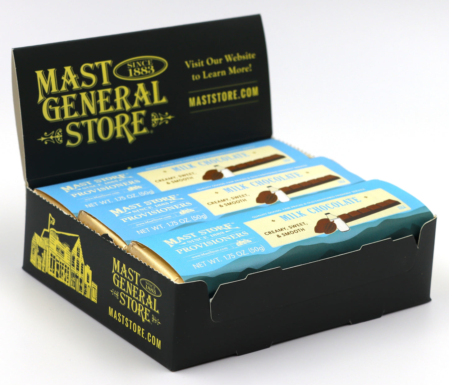 Mast General Chocolate Bar - Milk, 12ct