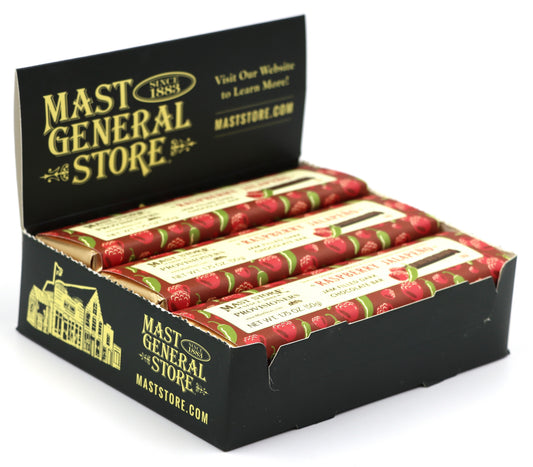 Mast General Dark Chocolate Bar – Raspberry Jalapeño, 12ct