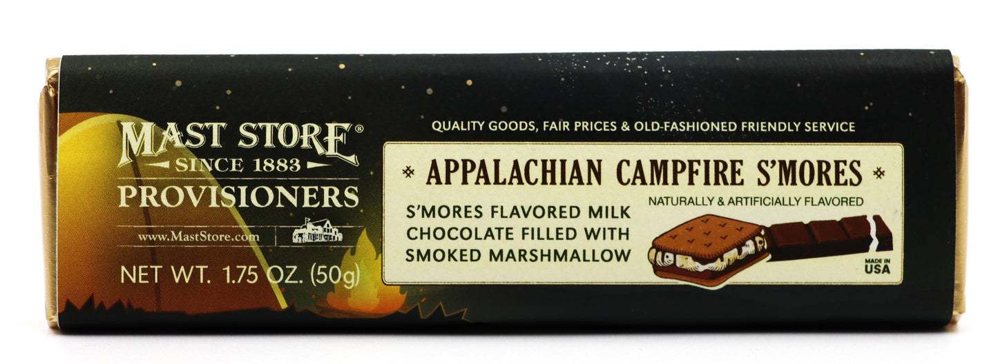 Mast General Chocolate Bar - Appalachian Campfire S'mores, 12ct