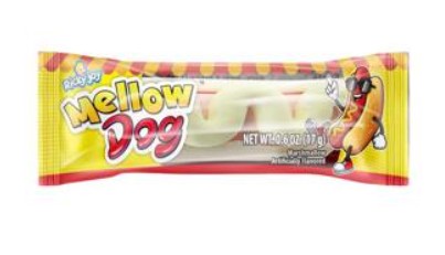 Ricky Joy Mellow Dog, Marshmallow Hot Dog .6oz, 12ct