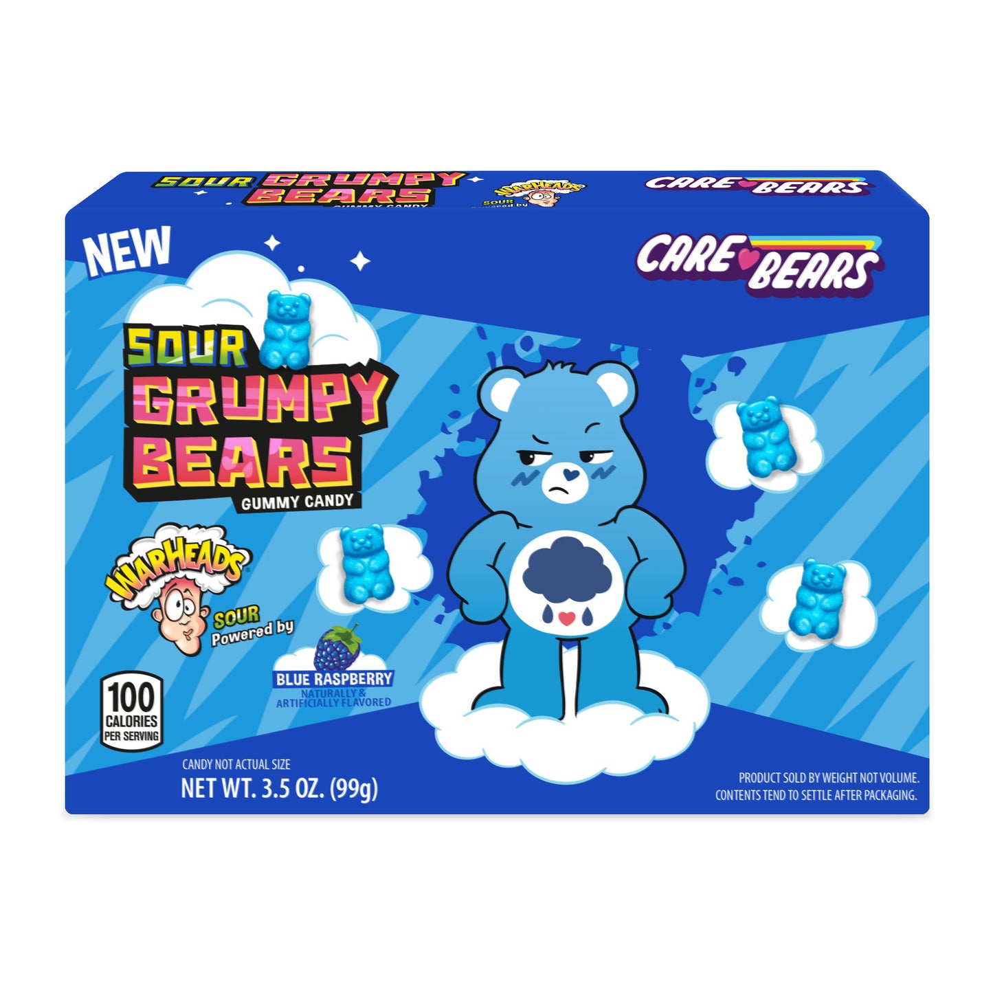 Care Bears Sour Grumpy Bears 3.5oz Theater Box 12c