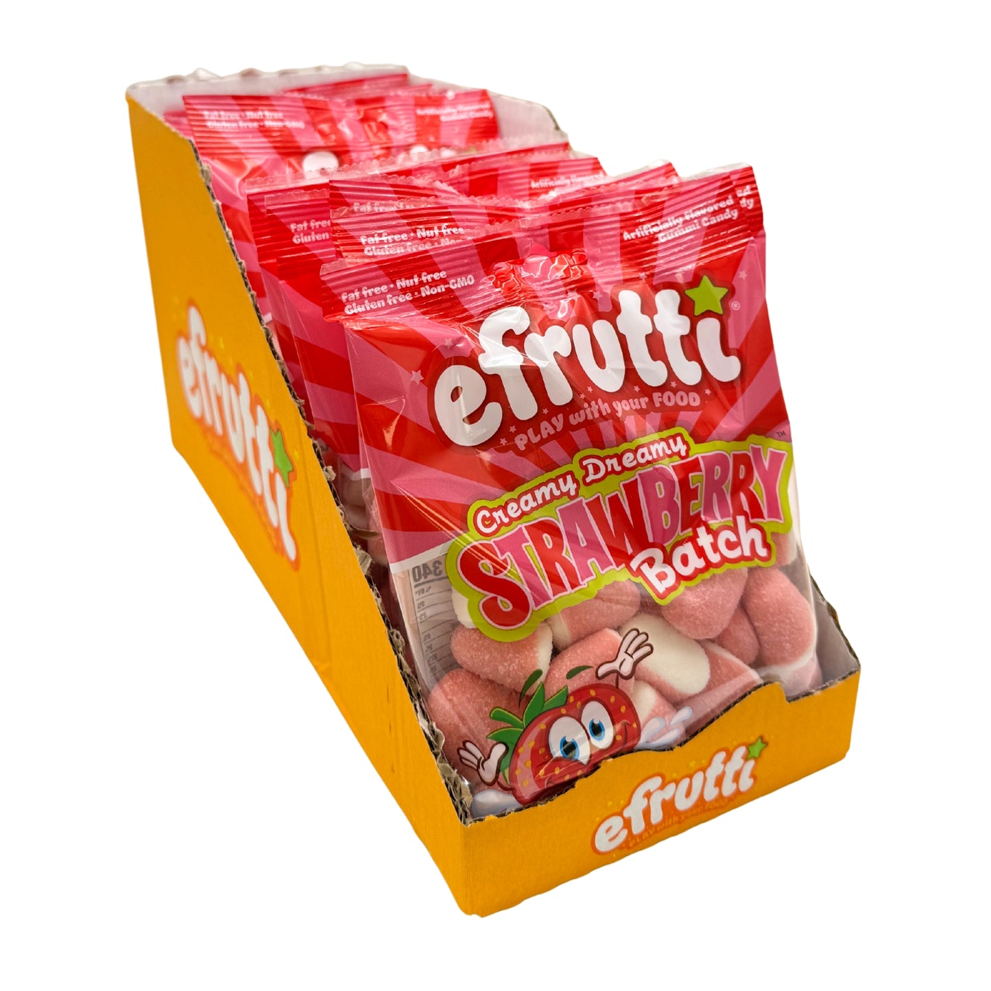 efrutti Creamy Dreamy Strawberry Patch, 3.5oz, 12ct Case