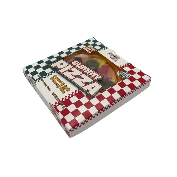 Raindrops Gummy Pizza, Sweet & Soft Gummy Mix, 18ct Display Box