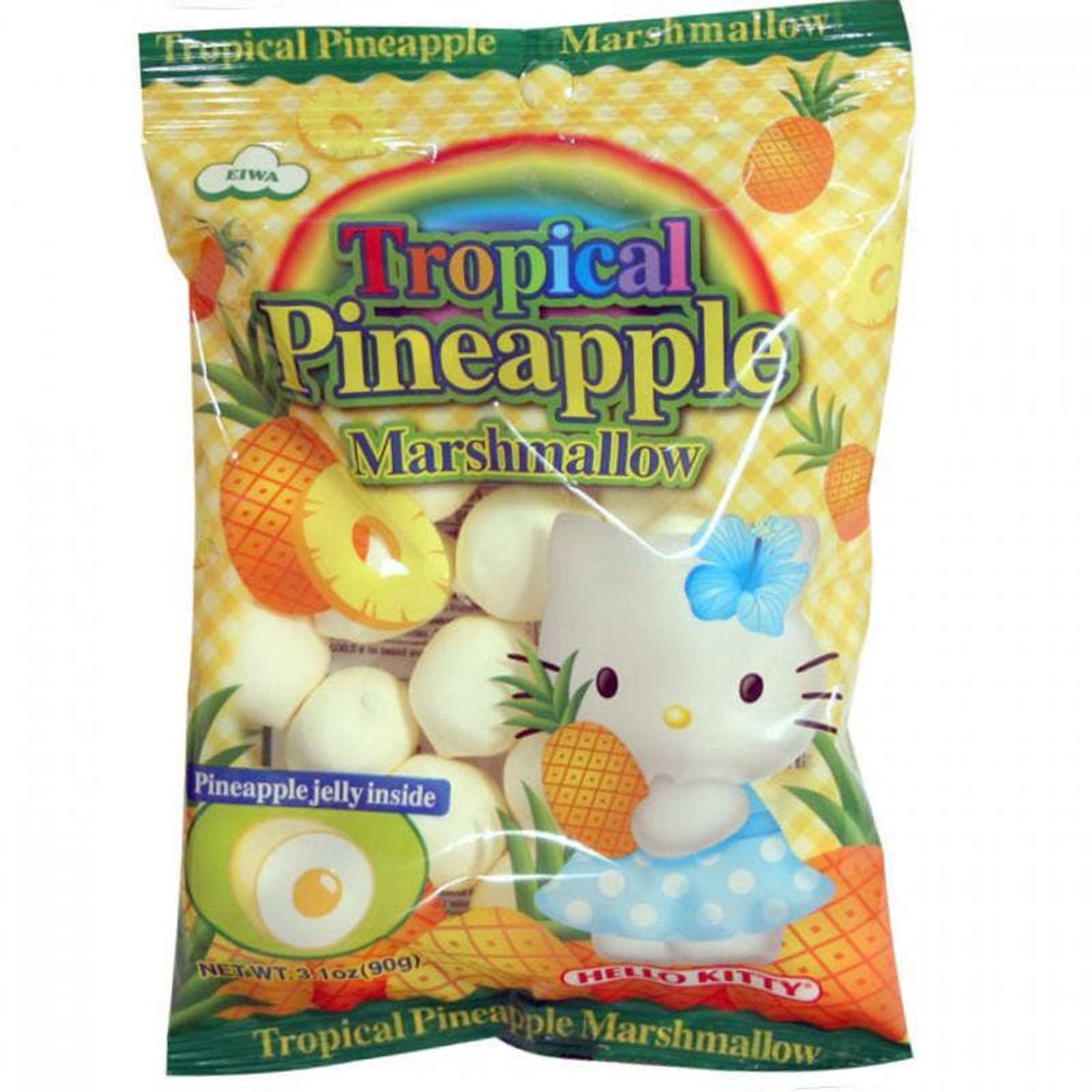 Hello Kitty, Tropical Pineapple Marshmallow, 3.1oz, 12ct
