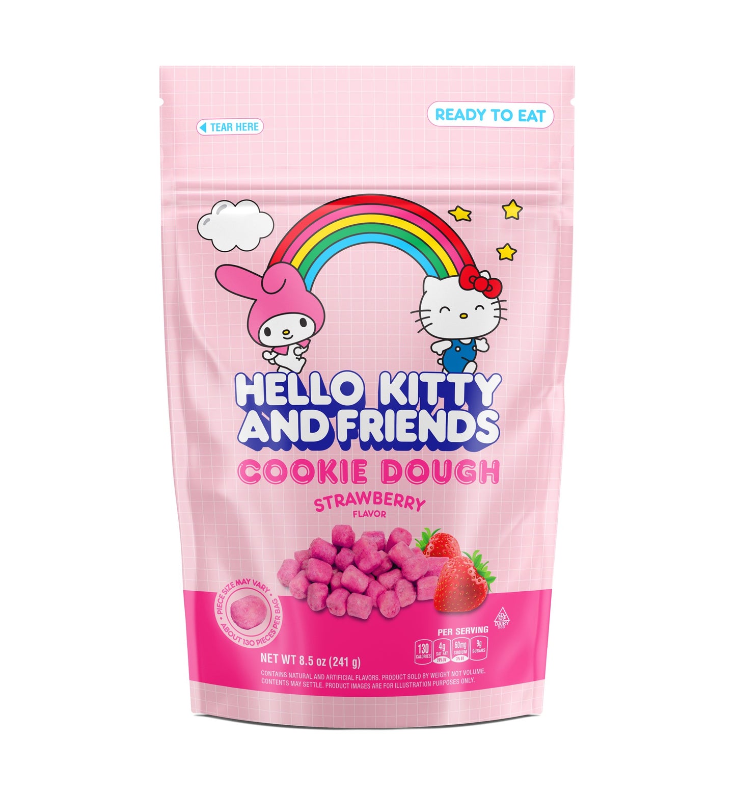 Hello Kitty Cookie Dough Bites - Strawberry 10ct