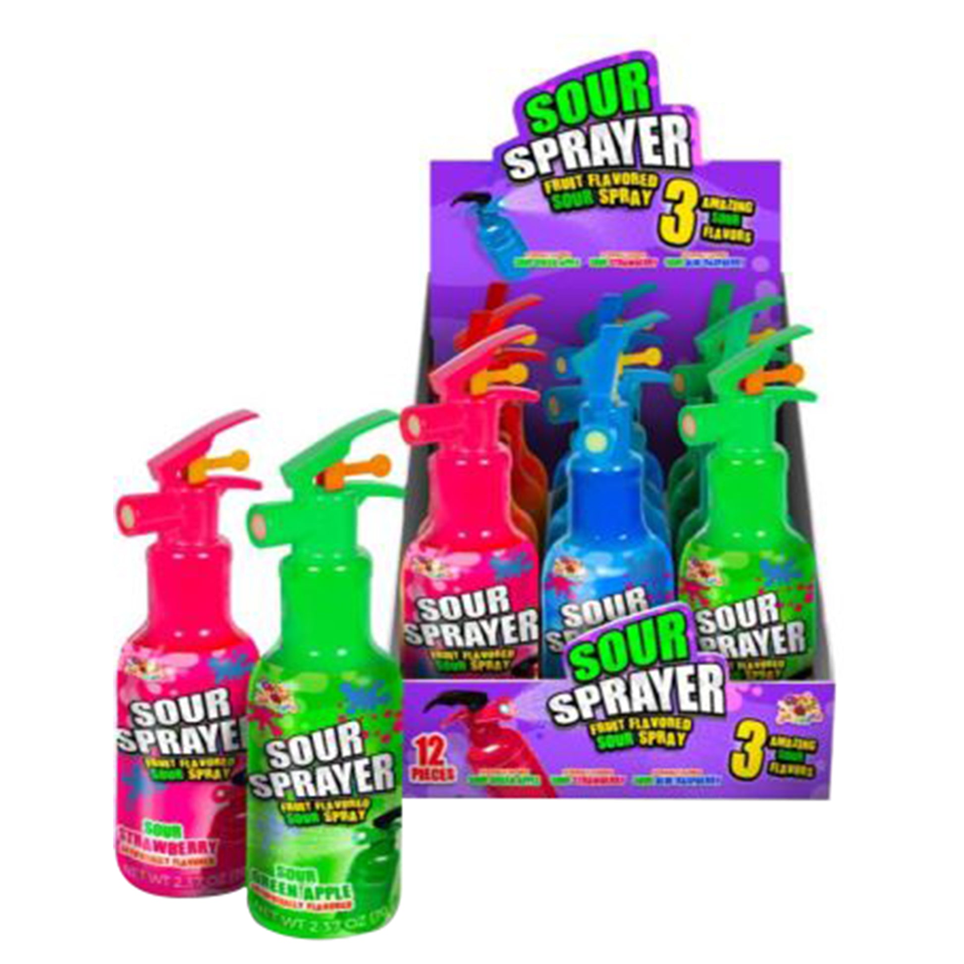 Albert's Sour Sprayer, fruit flavored, 12ct