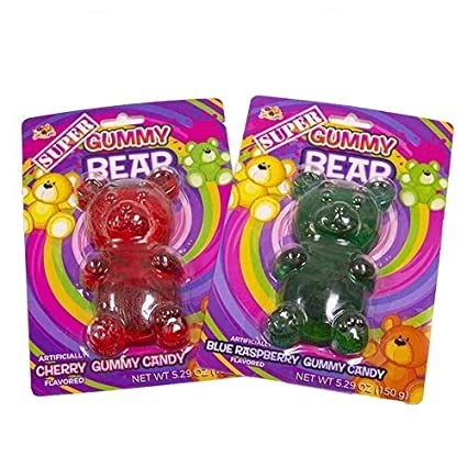 Albert's Super Gummy Bear 5.29oz Blister Card 12ct