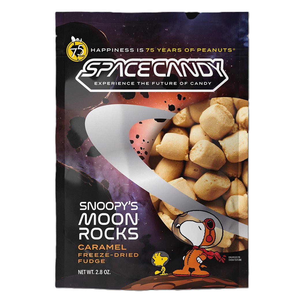Snoopy Moon Rocks Caramel Freeze Dried Fudge 12ct