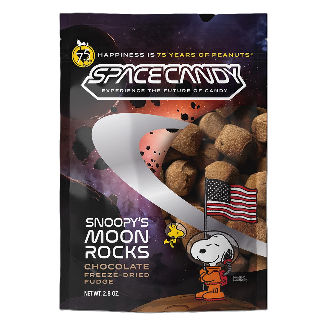 Snoopy Moon Rocks Freeze Dried Choc Fudge 12ct