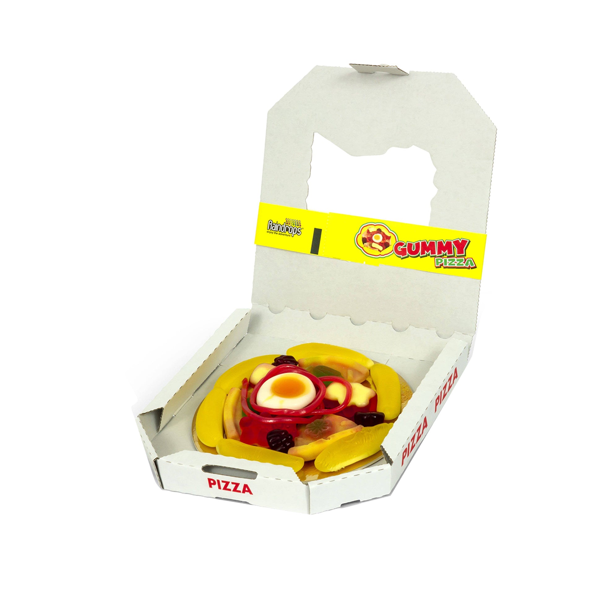 Raindrops Gummi Pizza, 3.00oz, 18ct Case