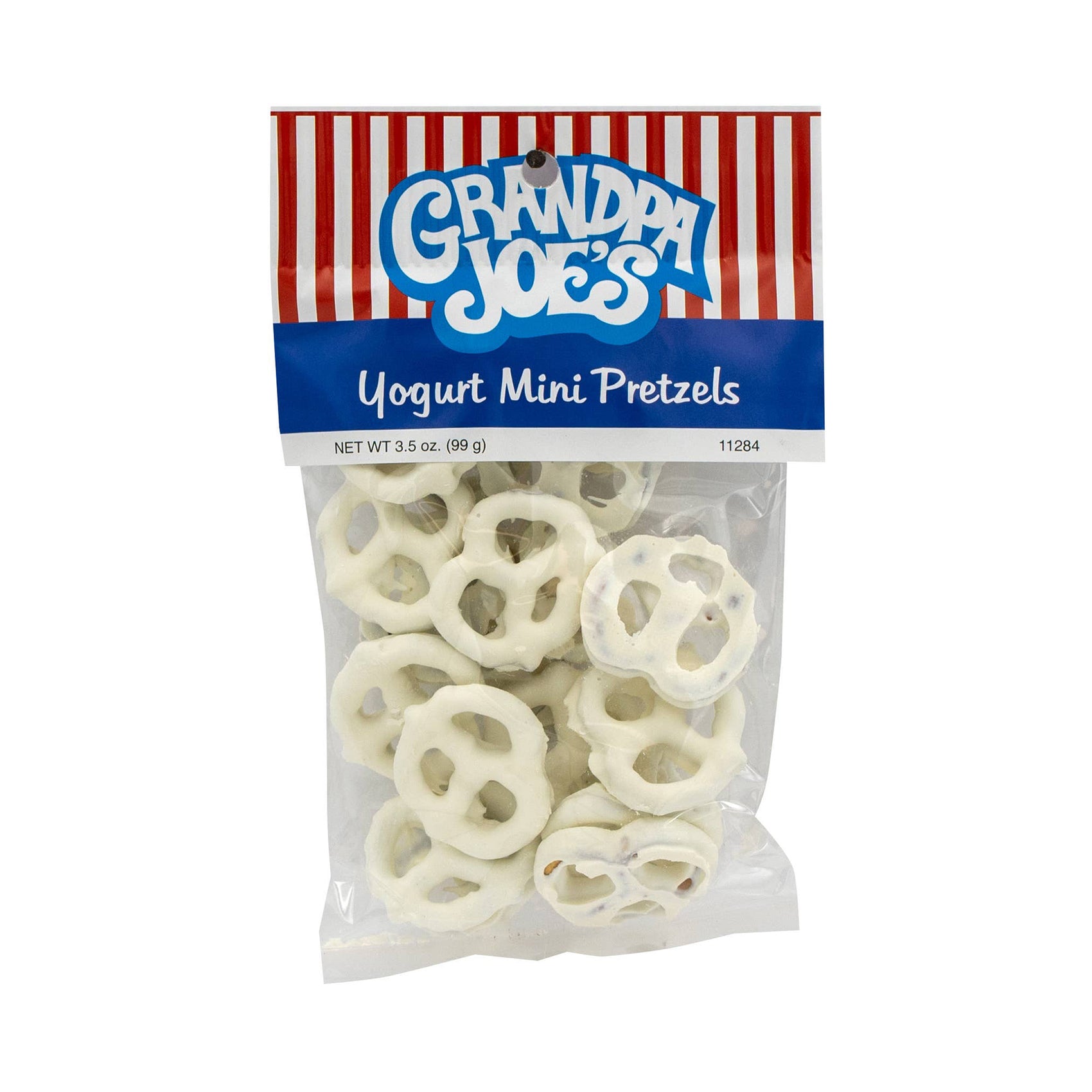 Grandpa Joe's Peg Bag, Yogurt Mini Pretzels, 3.5oz, 12ct