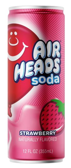 Airheads Soda Strawberry 12oz Can 12ct