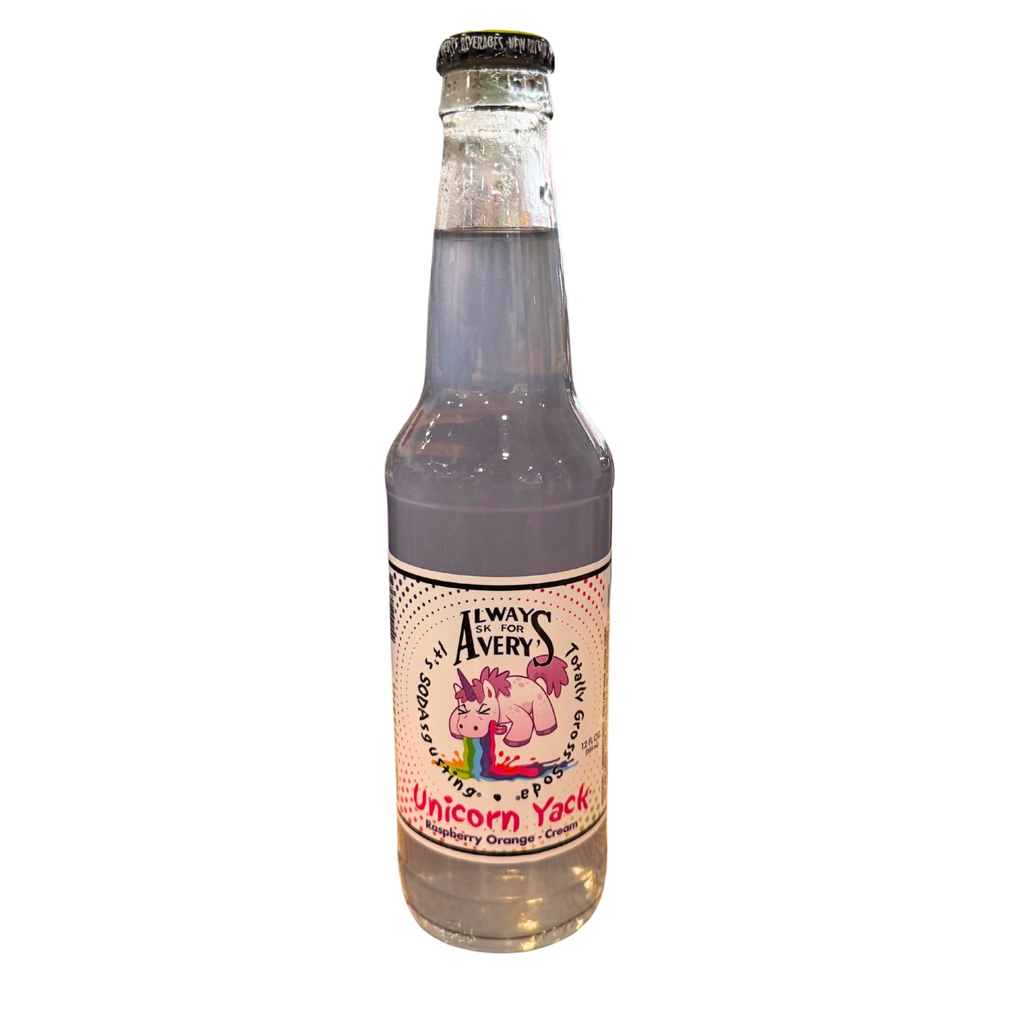 Avery's Unicorn Yak, 24ct Glass Bottles