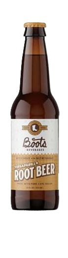 Boots Beverages Sarsaparilla Root Beer 12oz, 24ct Glass Bottle