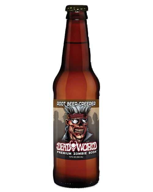 Dead World Zombie Soda Root Beer Creeper 24ct