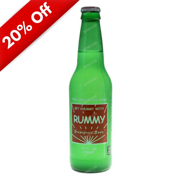 Rummy Soda, 12oz Glass Bottle 24ct - 08/26 BB
