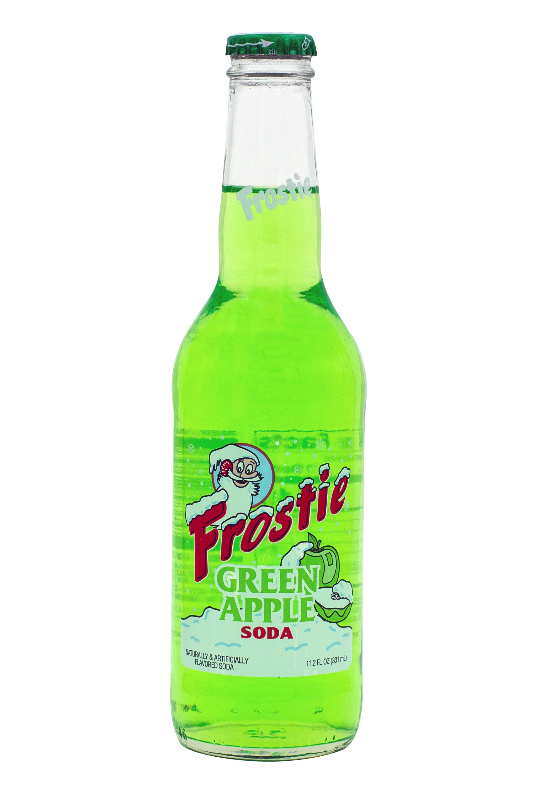 Frostie Green Apple, 24ct Glass Bottles