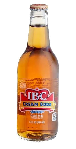 IBC Cream Soda, 24ct Glass Bottles