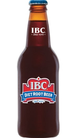 IBC Diet Root Beer 12oz Glass Bottle 24ct