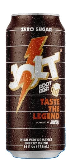 Jolt - Root Beer, Zero Sugar Energy Drink, 16oz can, 12ct