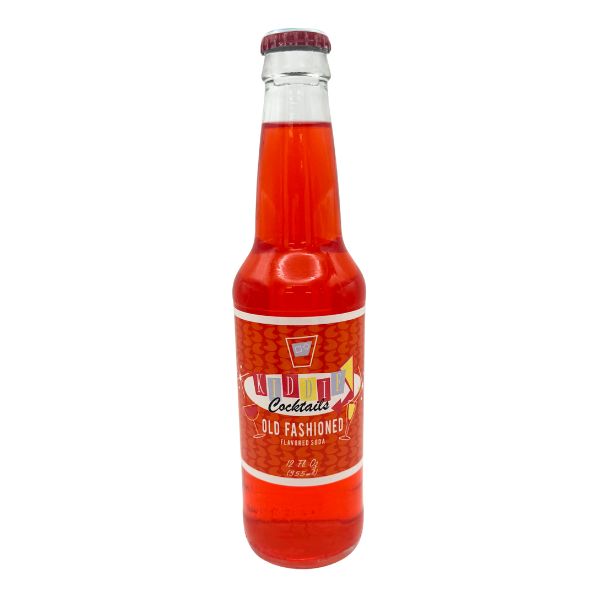 Kiddie Cocktails Old Fashioned Flavored Soda, 24ct Glass Bottle