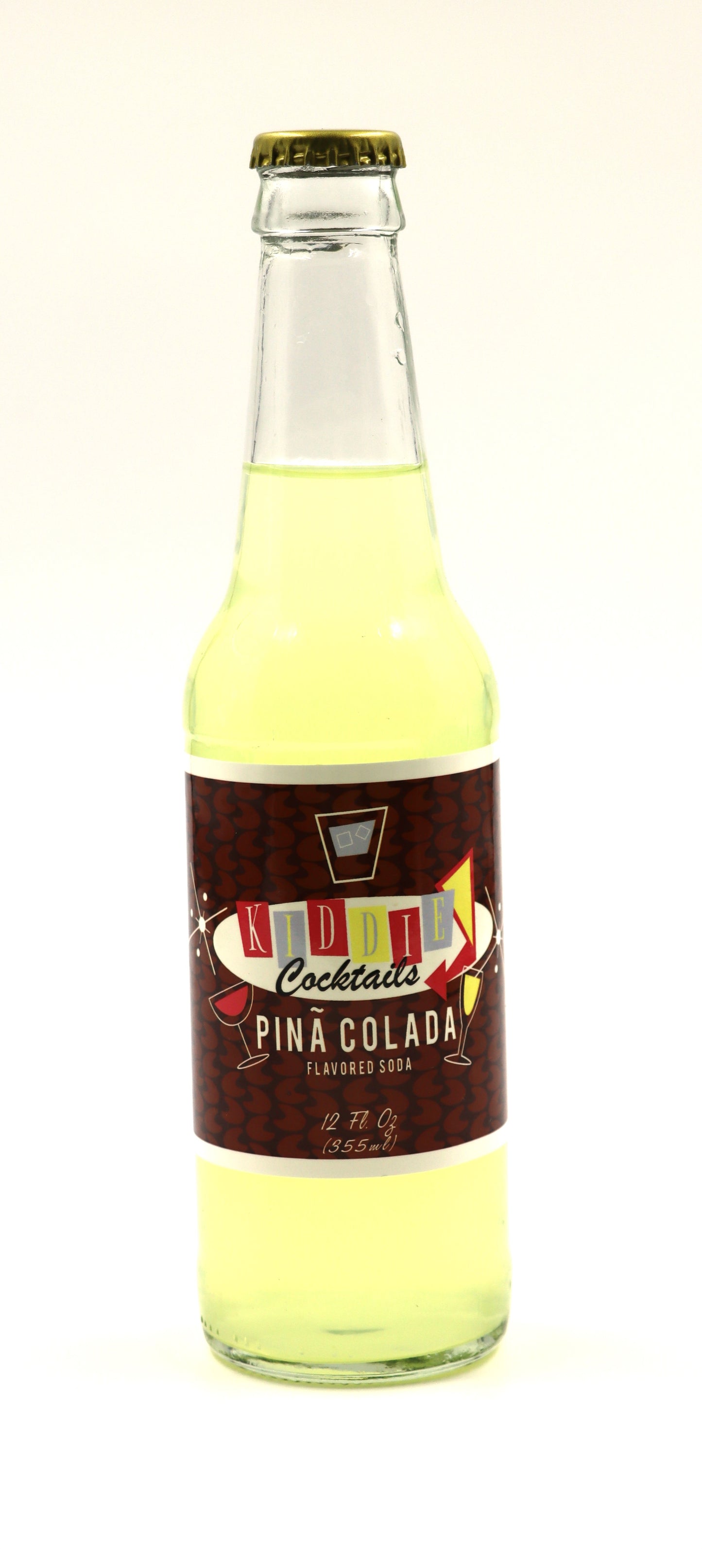 Kiddie Cocktails Pinã Colada Flavored Soda, 12ct