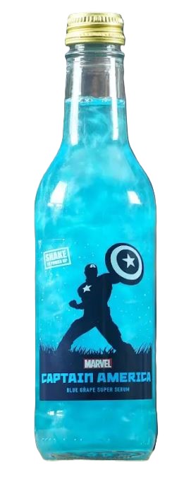 Marvel Captain America Potion Soda 12oz Glass