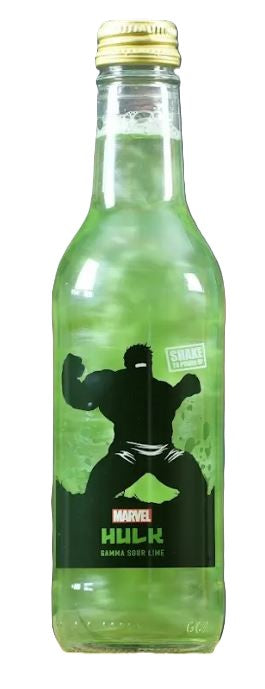 Marvel Hulk Lemonade Potion Soda 12ct Glass