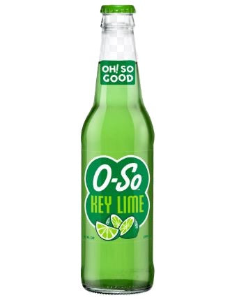 O-So Key Lime 12oz, 24ct Glass Bottle