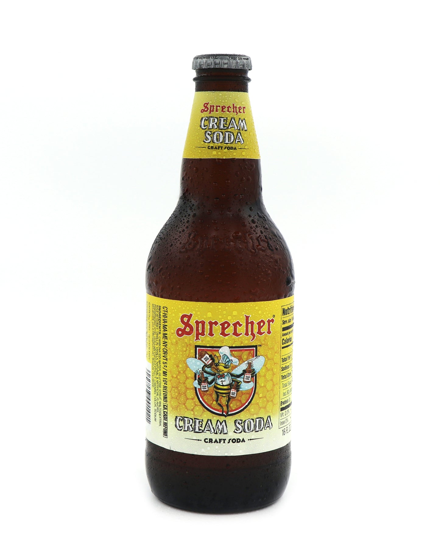 Sprecher Cream, 24ct Glass Bottles
