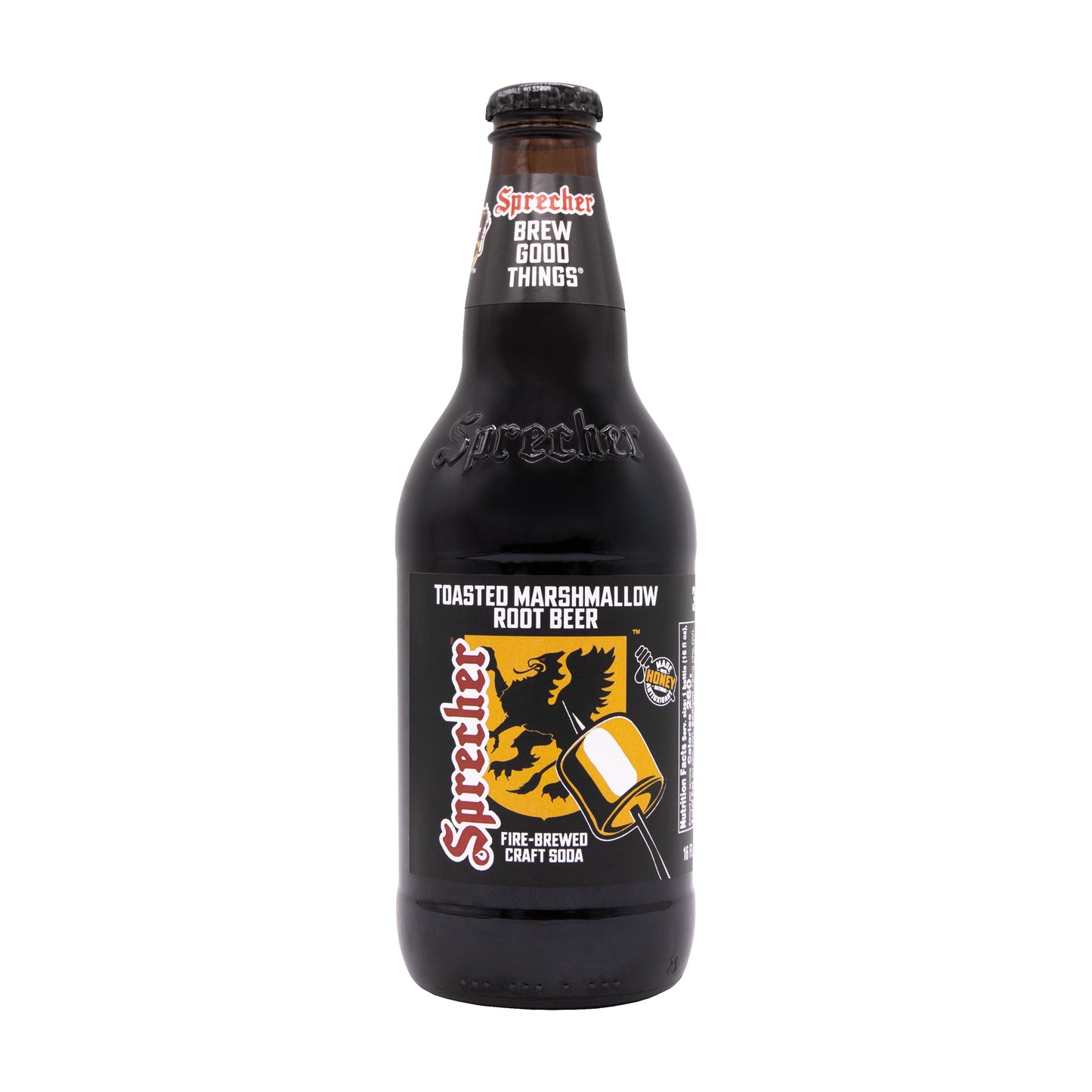 Sprecher Toasted Marshmallow Root Beet 16oz Glass, 12ct
