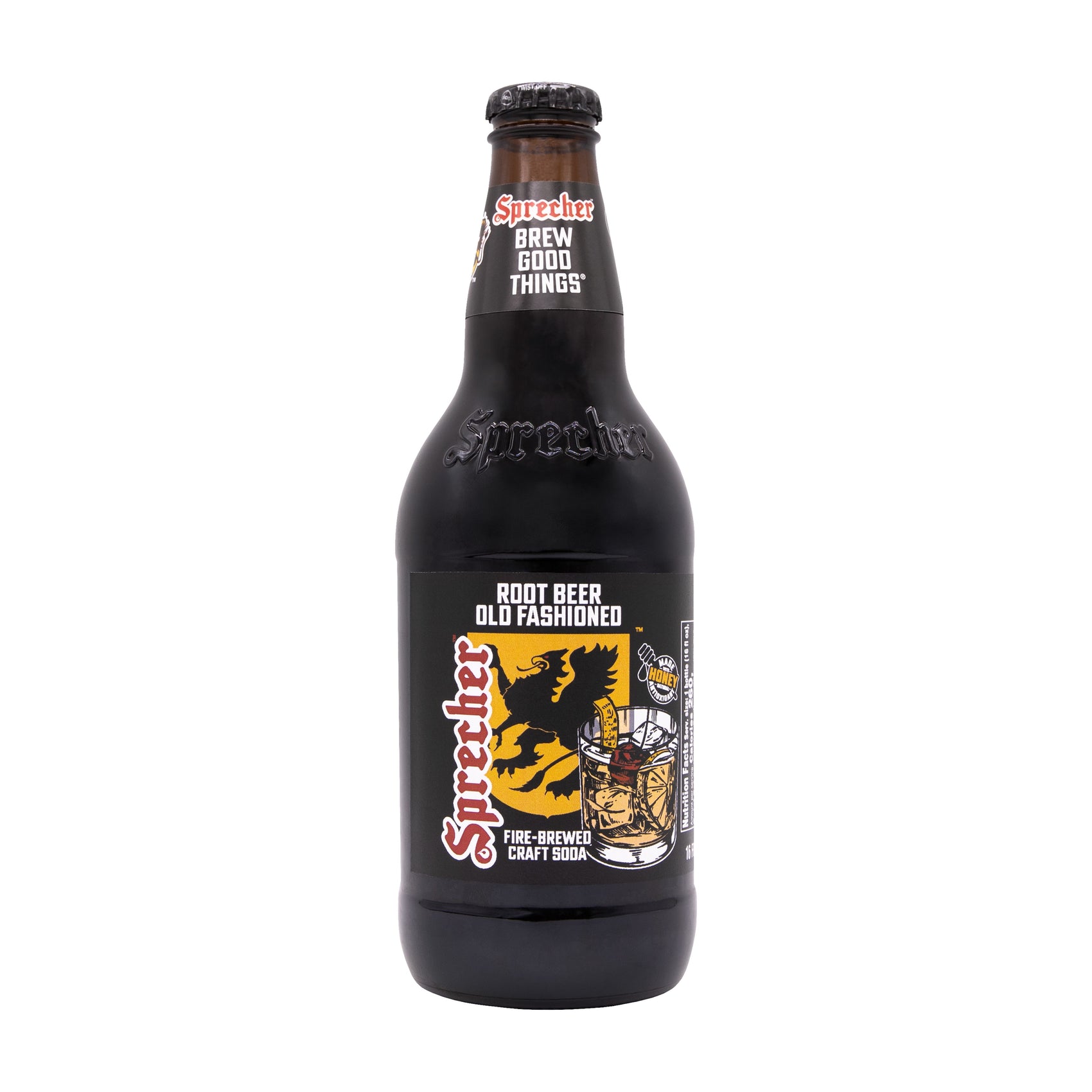 Sprecher Root Beer Old Fashioned 16oz Glass, 12ct
