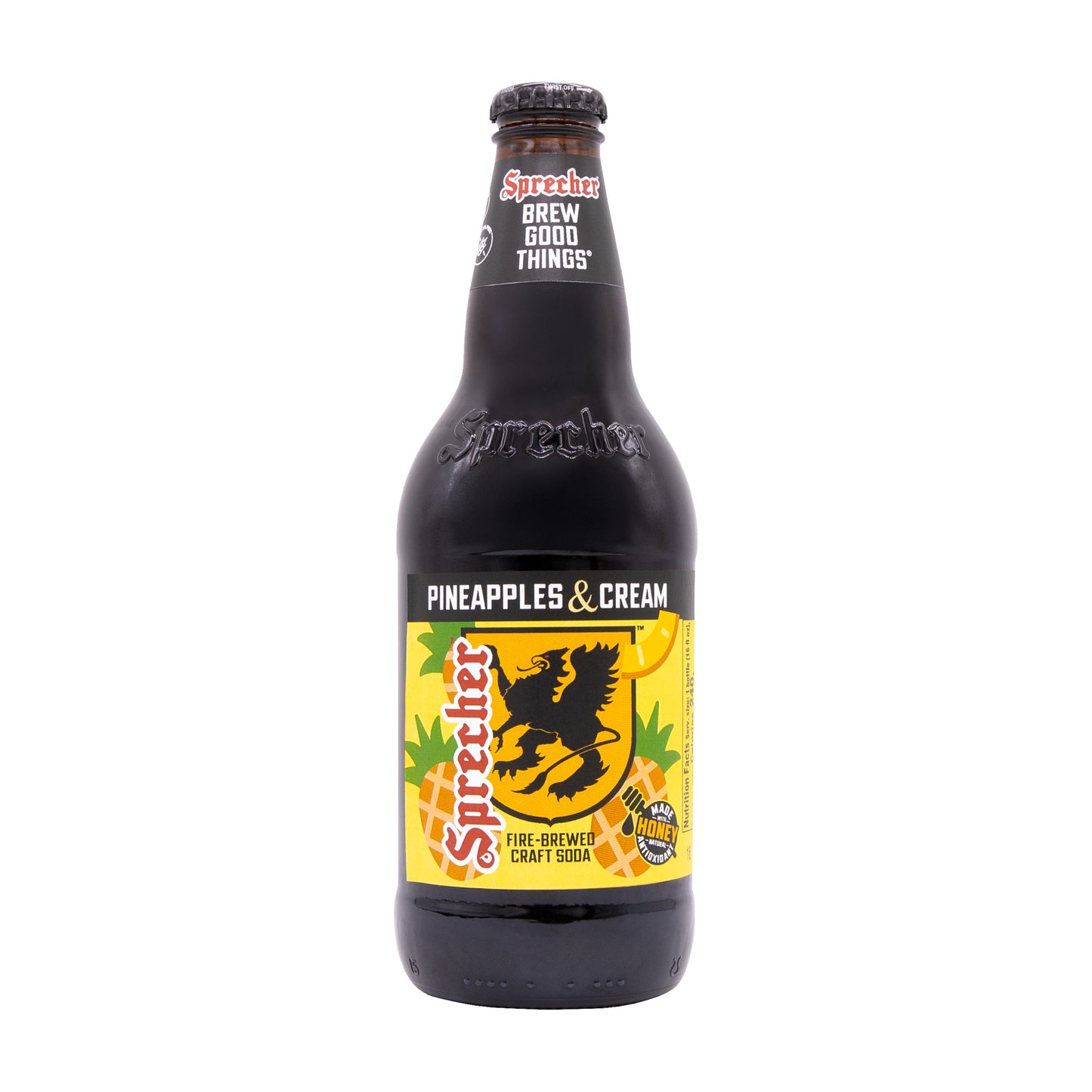 Sprecher Pineapple & Cream, 16oz Glass, 12ct