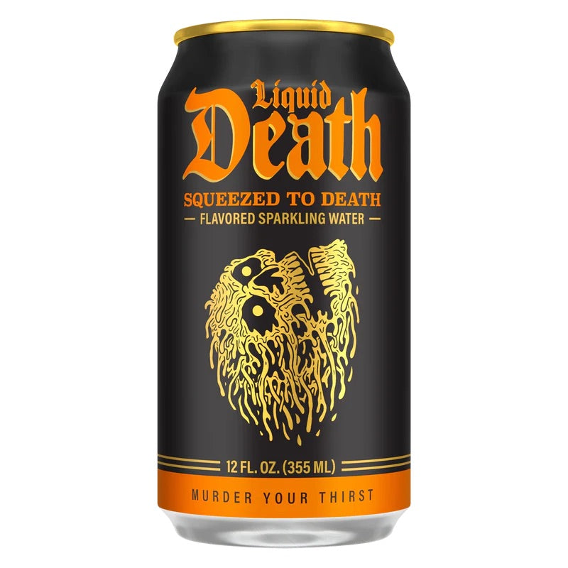 Liquid Death Squeezed to Death, 12fl oz, 6ct