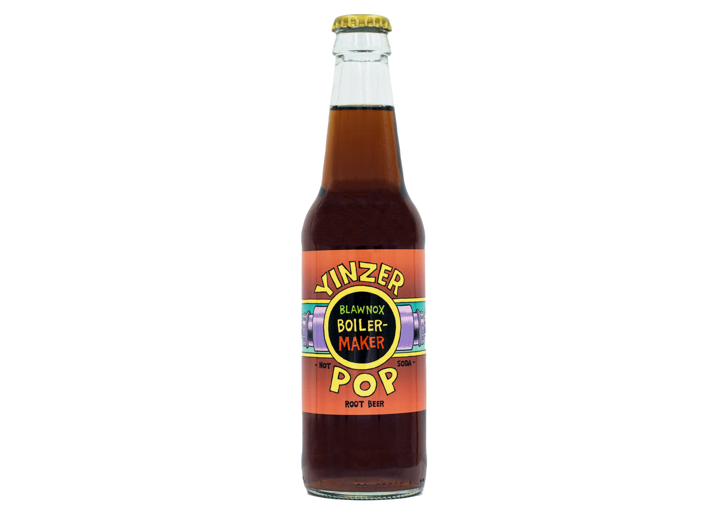 Yinzer Pop Blawnox Boiler-Maker, Root Beer, 24ct Bottle