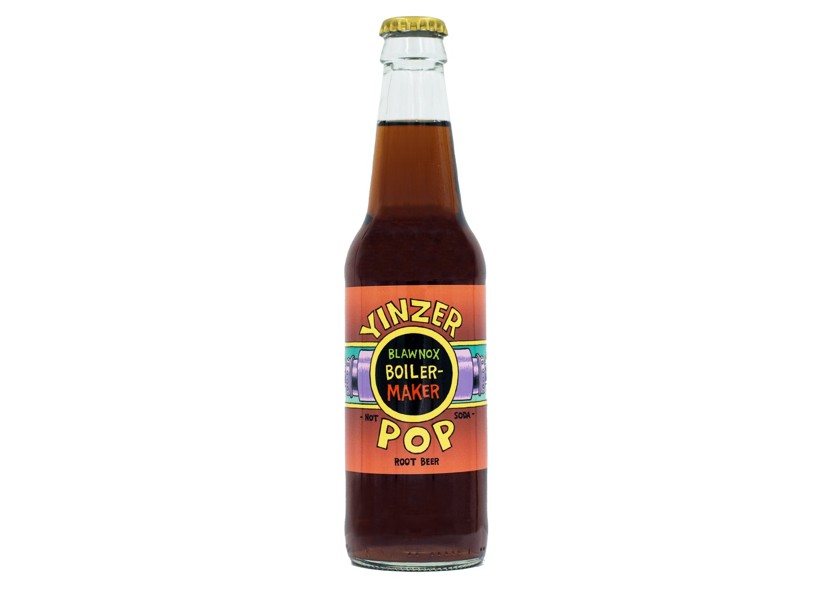 Yinzer Pop Blawnox Boiler-Maker, Root Beer, 24ct Bottle