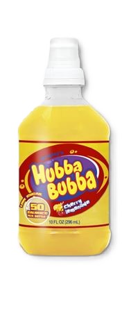 Hubba Bubba Tangy Tropical Drink, 10oz plastic bottle, 12ct