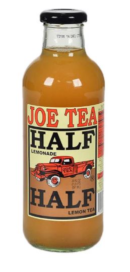 Joe Tea- Half & Half, 20oz, 12ct, Glass Bottle