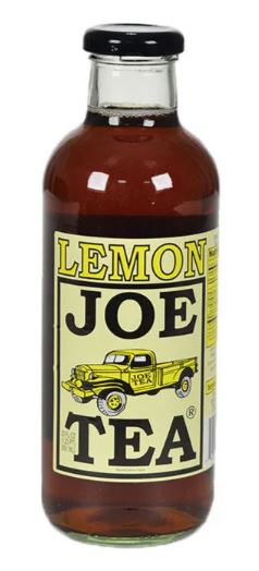 Joe Tea- Lemon Tea, 20oz, 12ct, Glass Bottle