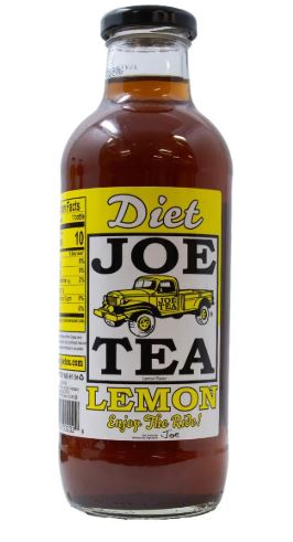 Joe Tea- Zero Lemon, 20oz, Glass Bottle