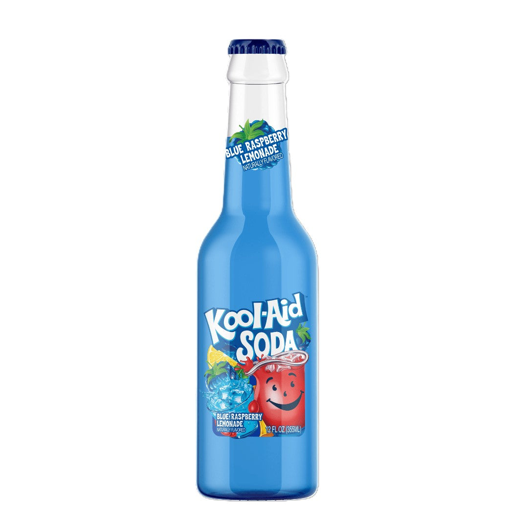 Kool-Aid Soda Blue Raspberry Lemonade 12ct Glass