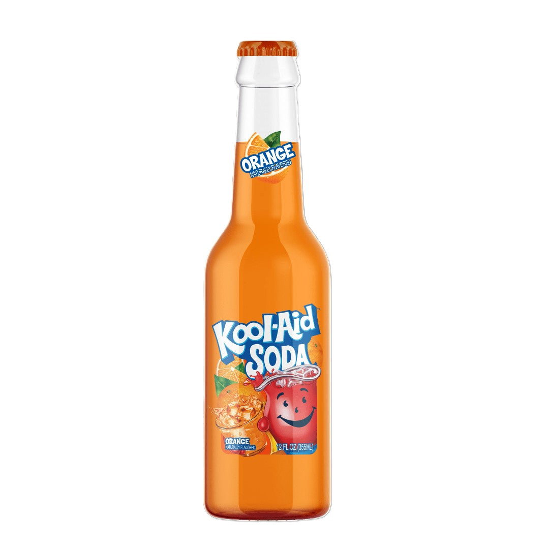 Kool-Aid Soda Orange, 12ct Glass Bottles