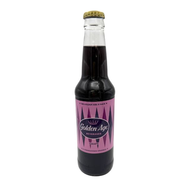 Golden Age Beverages, Grape 24ct Glass Bottles