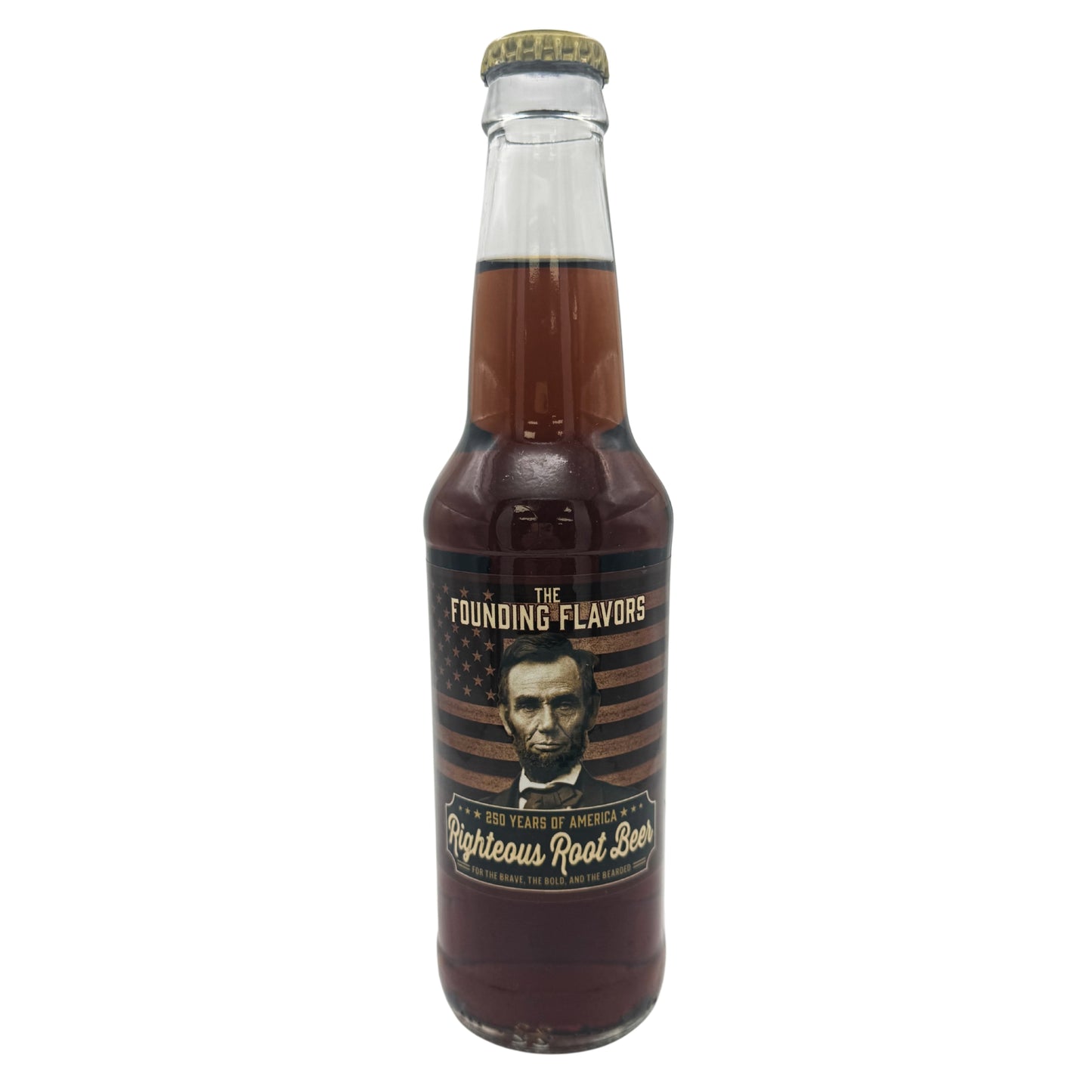America 250 Founding Flavors - Righteous Root Beer, 24ct Glass Bottles