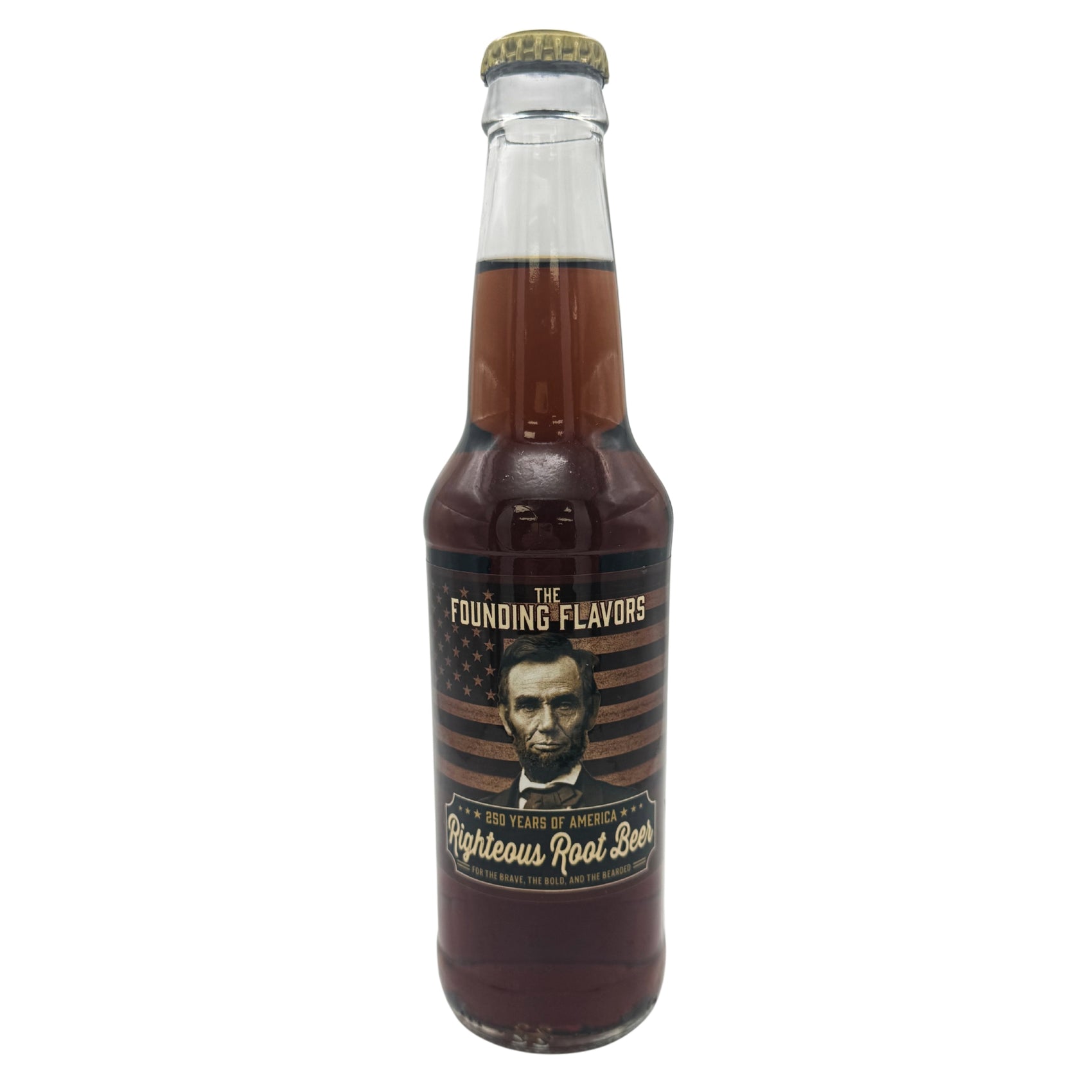 America 250 Founding Flavors - Righteous Root Beer, 24ct Glass Bottles