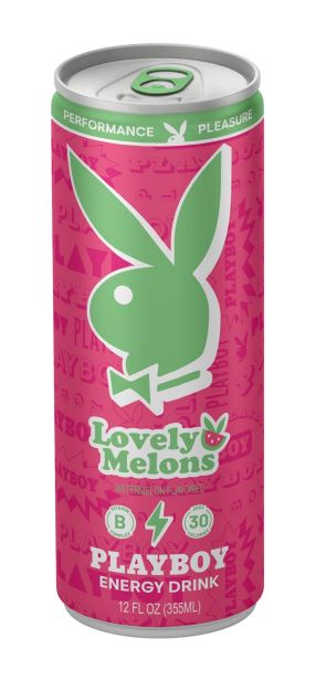 Playboy Energy Drink - Lovely Melons 12oz Can 12ct